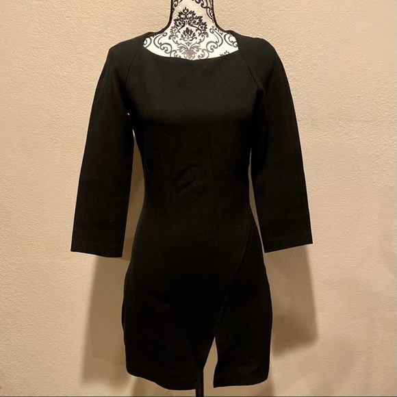 Zara Basic Mini Dress Black size S - Picture 10 of 12